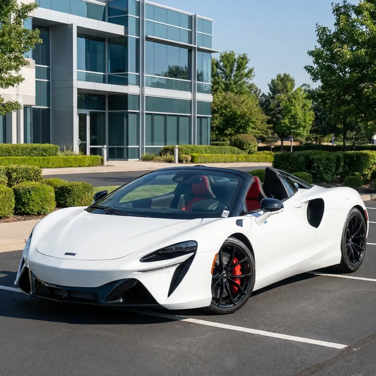 White exotic supercar available for wedding car rental in New Jersey